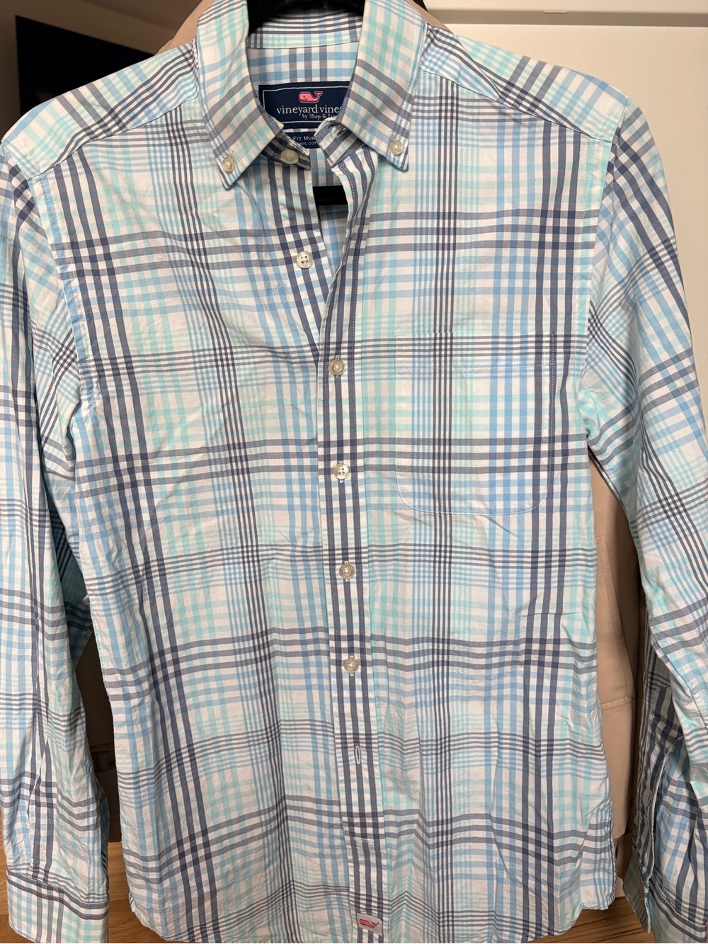 Vineyard vines men's slim fit Murray dress shirt 100% cotton XS